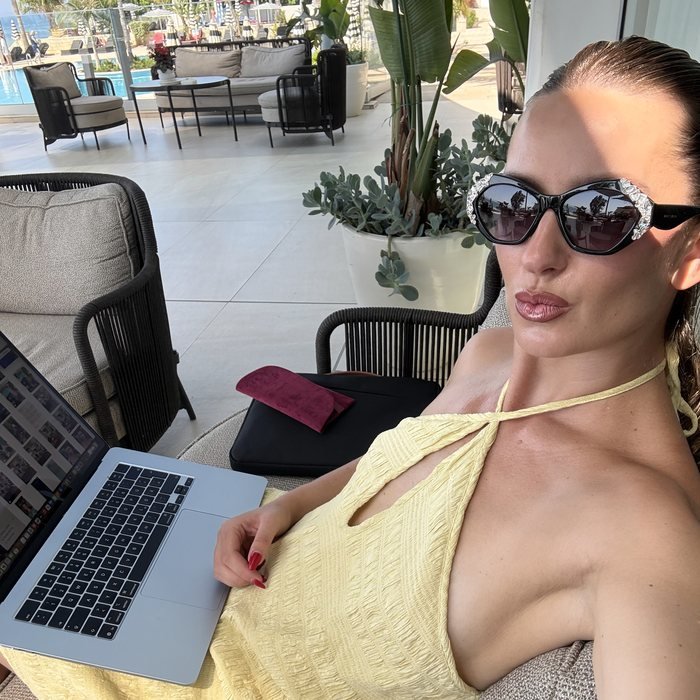 Working from the sofa